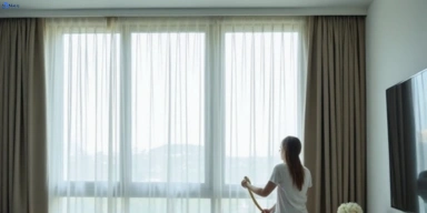 Delicate sheer drape cleaning heathmont-vic Matty Curtain Cleaning