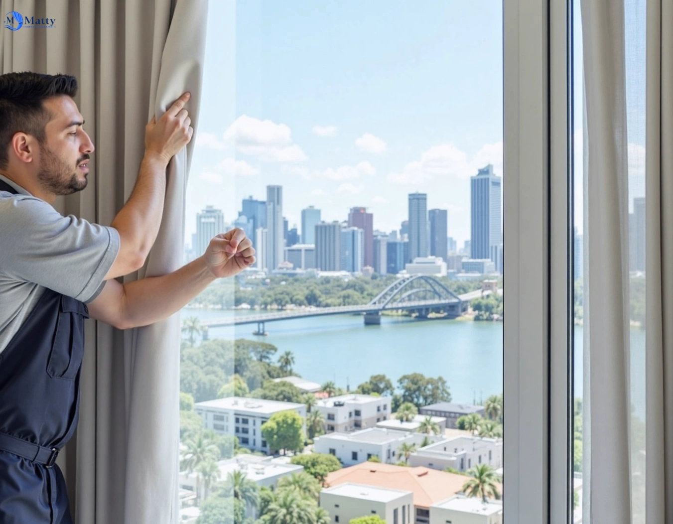 Professional curtain steam cleaning service heathmont-vic QLD by Matty Curtain Cleaning