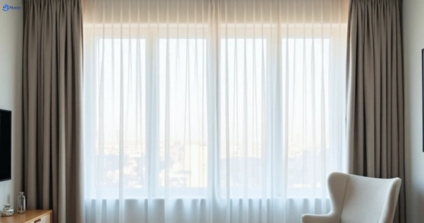 Restored vibrant drapes in heathmont-vic QLD after Matty Curtain Cleaning